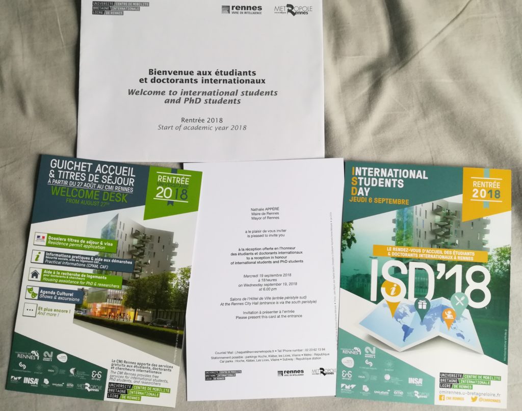 レンヌ第二大学　CIREFE　学校登録申し込みに行ってきました