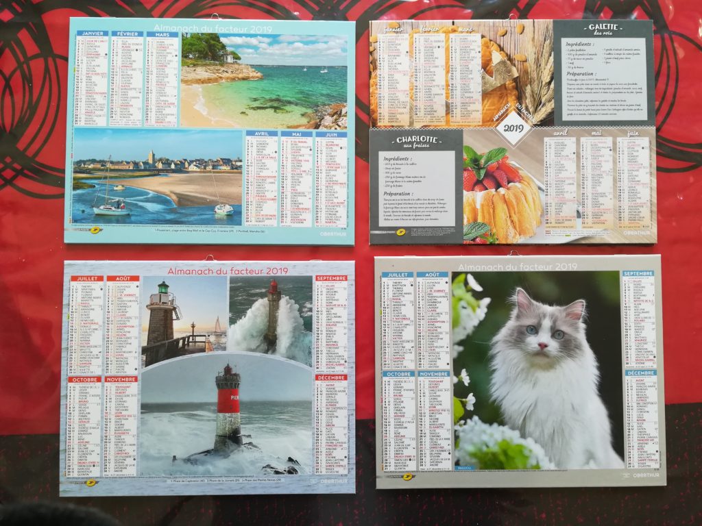 フランスの郵便配達員の稼ぎ時！カレンダー販売文化